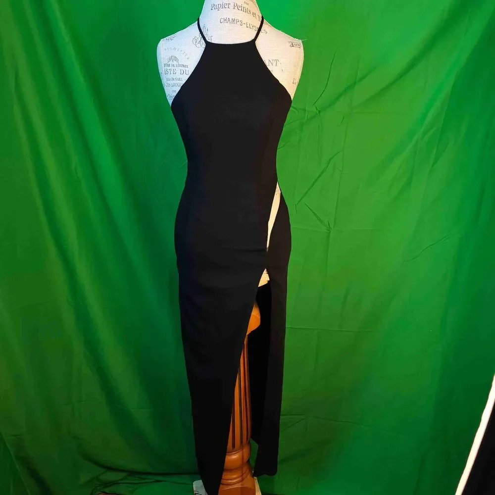 NBD Womens Black Maxi Dress Small